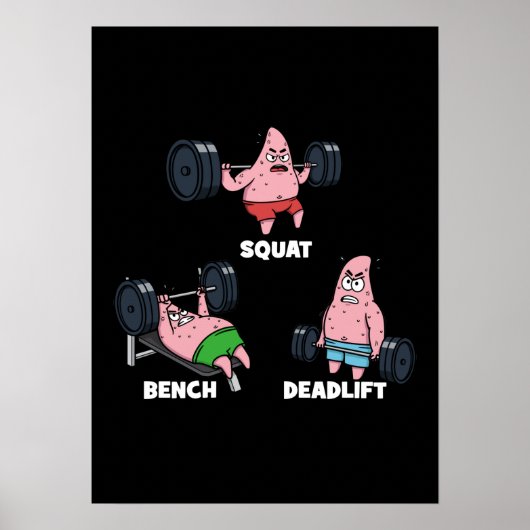 Erfolg und Gym Motivierend Poster (Vorne)