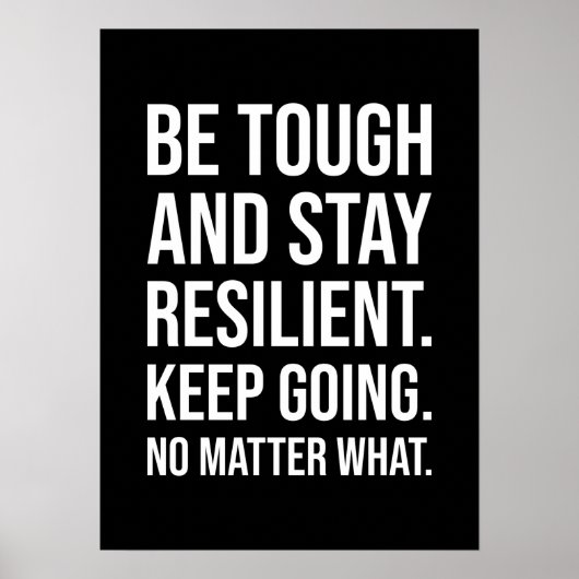 Erfolg und Gym Motivierend Poster (Vorne)