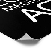 Erfolg und Gym Motivierend Poster (Ecke)