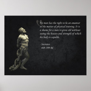 Erfolg und Gym Motivierend Poster