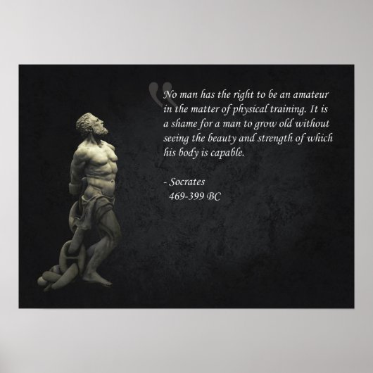 Erfolg und Gym Motivierend Poster (Vorne)