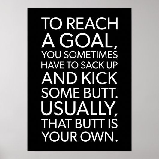 Erfolg und Gym Motivierend Poster (Vorne)