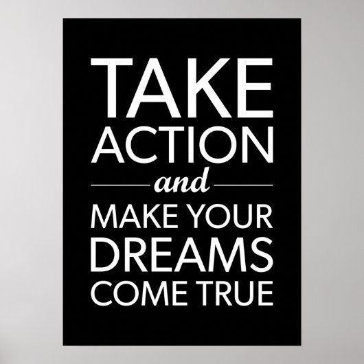 Erfolg und Gym Motivierend Poster (Vorne)