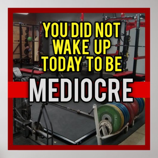 Erfolg und Gym Motivierend Poster (Vorne)