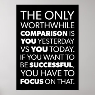 Erfolg und Gym Motivierend Poster