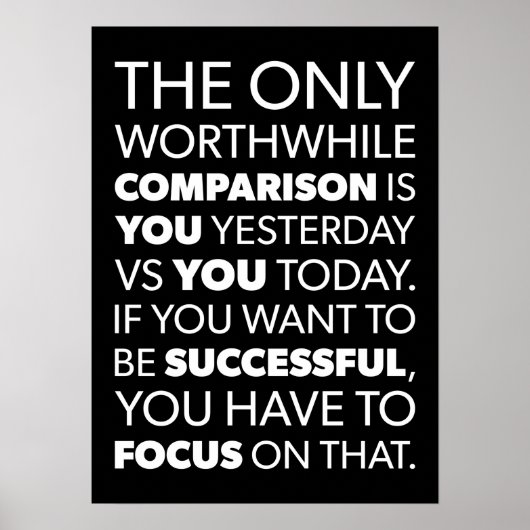 Erfolg und Gym Motivierend Poster (Vorne)