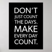 Erfolg und Gym Motivierend Poster (Vorne)