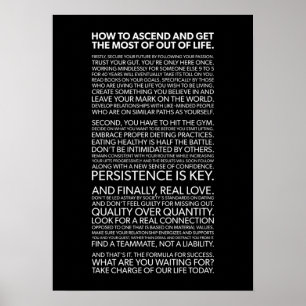 Erfolg und Gym Motivierend Poster