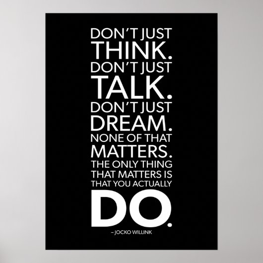 Erfolg und Gym Motivierend Poster (Vorne)