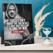 Erfolg und Lernen - Workout Inspiration Fotoplatte (Seite)