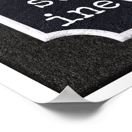 Erfolg unvermeidlich - Druck Poster (Ecke)