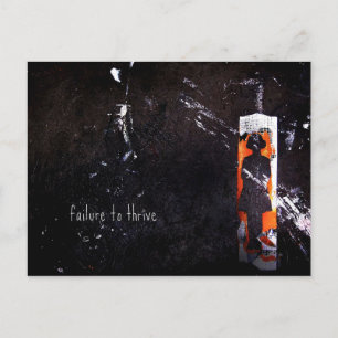 Erfolg versagt. postkarte