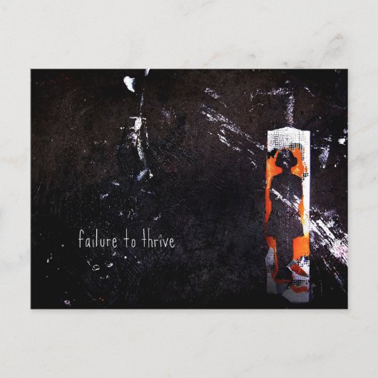 Erfolg versagt. postkarte (Vorderseite)