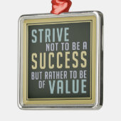 Erfolg & Wert Motivierend Verzierung Ornament Aus Metall (Links)