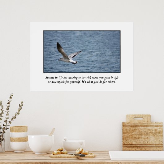 Erfolg wird daran gemessen, was Sie für andere tun Poster (Küche)