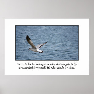 Erfolg wird gemessen durch, was Sie für andere tun Poster
