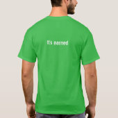 Erfolg wird nicht… gegeben T-Shirt (Rückseite)