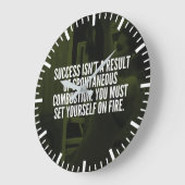 Erfolg - Workout Inspiration Große Wanduhr (Winkel)