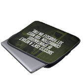 Erfolg - Workout Inspiration Laptopschutzhülle (Vorne Knopf)