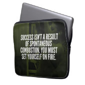 Erfolg - Workout Inspiration Laptopschutzhülle (Vorderseite Links)