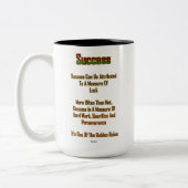 Erfolg Zweifarbige Tasse (Links)