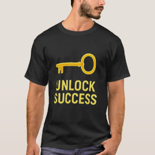 Erfolge freischalten - Glühender Goldener Key-T - T-Shirt