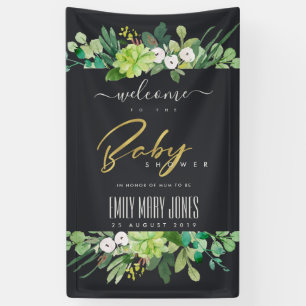 ERFOLGREICH BEGRÜSST DIE BABY-SHOWER-WASSERSPIELE BANNER