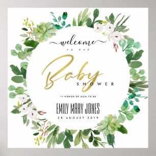 ERFOLGREICH BEGRÜSST DIE BABY-SHOWER-WASSERSPIELE POSTER