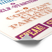 Erfolgreich beim Erlernen einer Fremdsprache zu se Poster (Ecke)