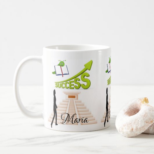 Erfolgreich Frauen Tasse (Mit Donut)