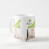 Erfolgreich Frauen Tasse (Vorderseite Links)