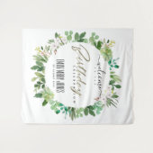 ERFOLGREICH GEFÜHRTES WASSERFARBEN GEBURTSTAG WANDTEPPICH (Vorderseite (Horizontal))