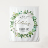 ERFOLGREICH GEFÜHRTES WASSERFARBEN GEBURTSTAG WANDTEPPICH (Vorderseite)