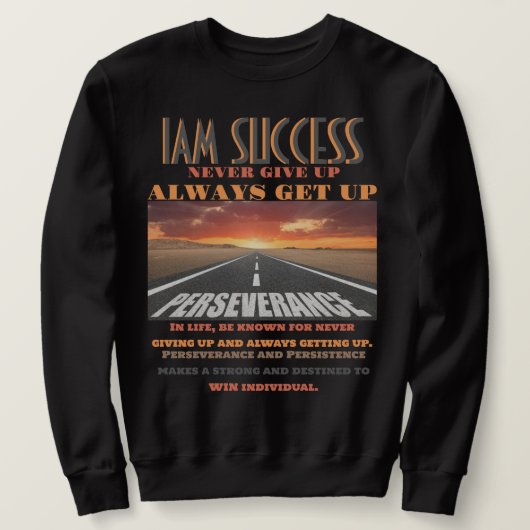ERFOLGREICH SWEATSHIRT (Design vorne)