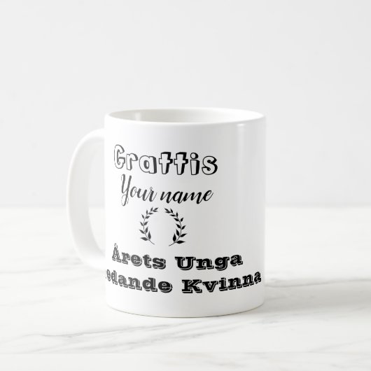 Erfolgreiche Anerkennung Kaffeetasse (Vorderseite Links)