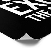 Erfolgreiche Arbeit - Umzüge oder Ausreden machen Poster (Ecke)