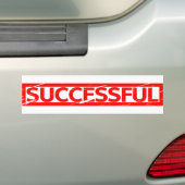 Erfolgreiche Briefmarke Autoaufkleber (Auf Auto)