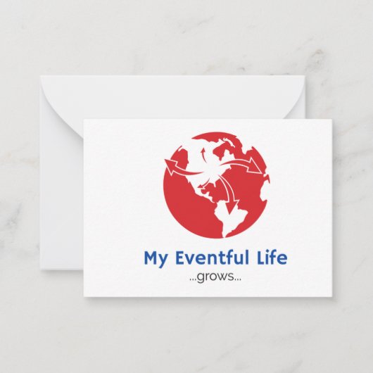 Erfolgreiche Dankeskarten Mitteilungskarte (Vorderseite)