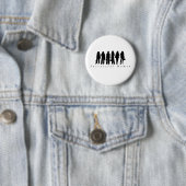 Erfolgreiche Frau Silhouette Runde Knöpfe Button (Beispiel)