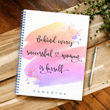 Erfolgreiche Frauen-Zitat-Script Pinke Wasserfarbe