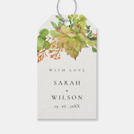 ERFOLGREICHE GARTENFLORALLE CACTUS WASSERFARBE GESCHENKANHÄNGER