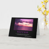 Erfolgreiche Grußkarte Karte (Gelbe Blume)