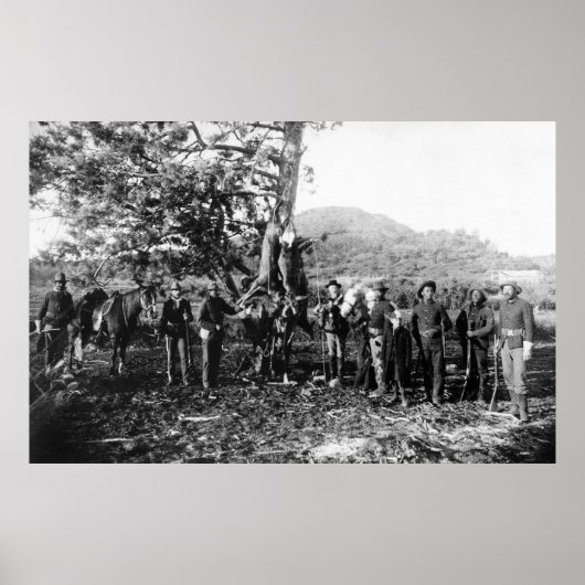 Erfolgreiche Jagd in den 80er Jahren Poster (Vorne)