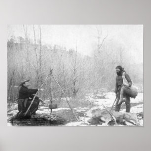 Erfolgreiche Liebesjagd bei Deadwood-Fotografie Poster