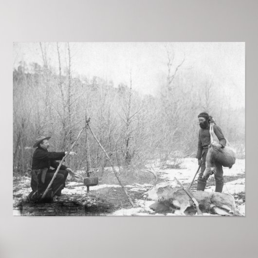 Erfolgreiche Liebesjagd bei Deadwood-Fotografie Poster (Vorne)