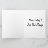 Erfolgreiche männliche Testkarte Karte (Innenseite)