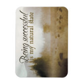 Erfolgreiche Motivation Affirmation Flexibel Magnet (Vertikal)