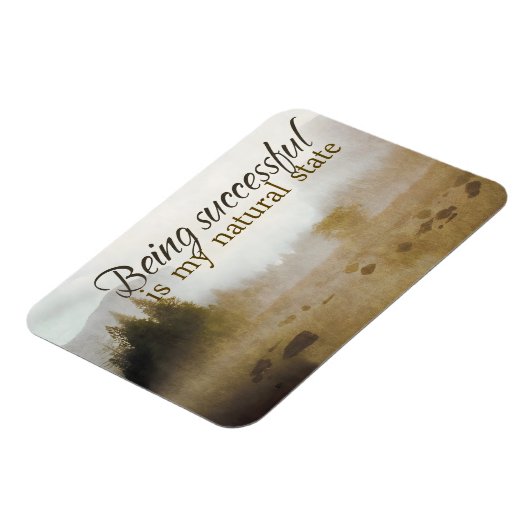 Erfolgreiche Motivation Affirmation Flexibel Magnet (Linke Seite)