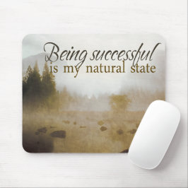 Erfolgreiche Motivation Affirmation Mousepad