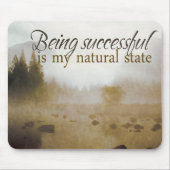 Erfolgreiche Motivation Affirmation Mousepad (Vorne)